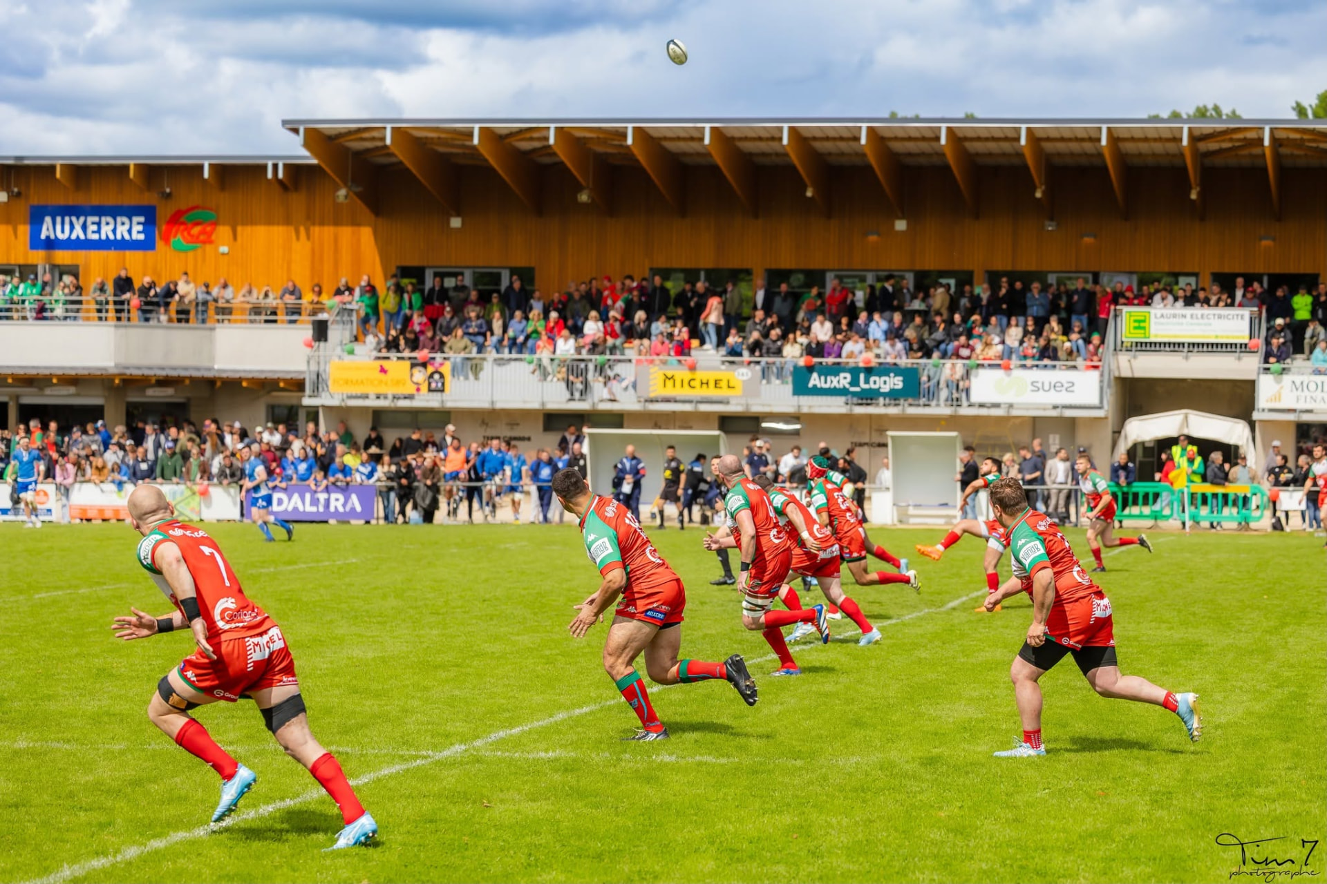 Rugby Club Auxerrois en action